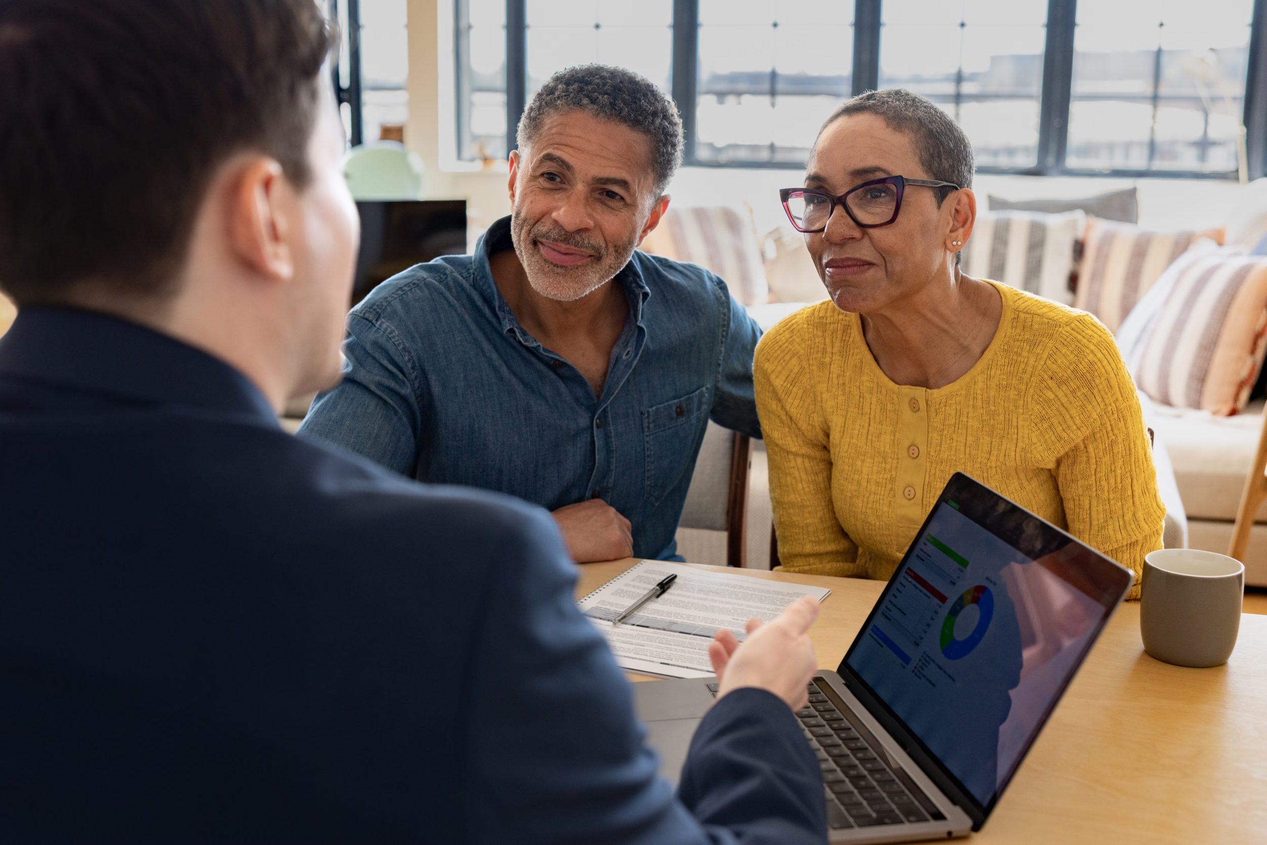 Credit education coaching session with clients
